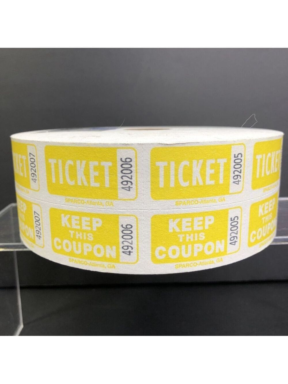 99270 Double Roll Tickets With Coupons 2000/R Sparco Fundraiser Raffle 50/50 USA